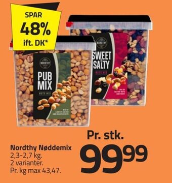 Fleggaard Nordthy Nøddemix tilbud