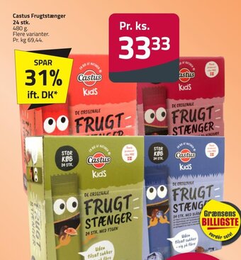 Fleggaard Castus Frugtstænger 24 stk. tilbud