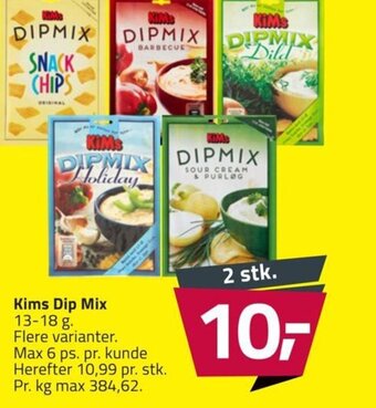 Fleggaard Kims Dip Mix tilbud