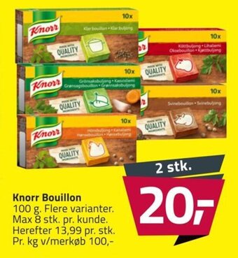 Fleggaard Knorr Bouillon tilbud