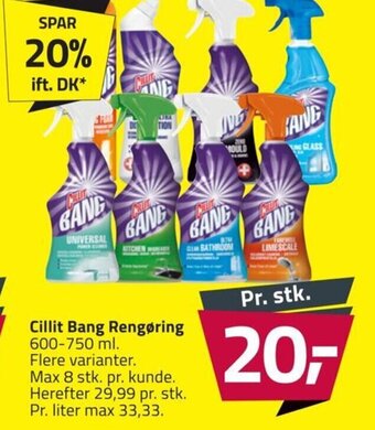 Fleggaard Cillit Bang Rengøring tilbud