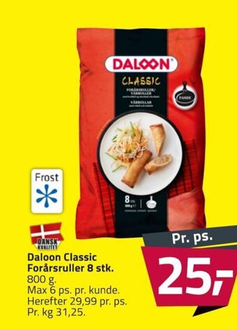 Fleggaard Daloon Classic Forårsruller 8 stk tilbud