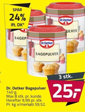 Fleggaard Dr. Oetker Bagepulver tilbud