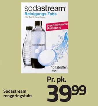 Fleggaard Sodastream rengøringstabs tilbud