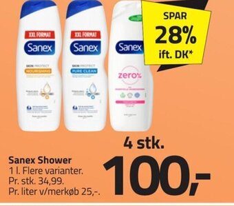 Fleggaard Sanex Shower tilbud