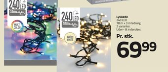 Fleggaard Lyskæde 240 LED tilbud