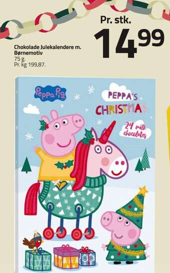 Fleggaard Chokolade Julekalendere m. Børnemotiv tilbud