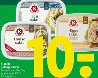 Coop 365 K-salat pålægssalater tilbud