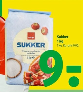 Coop 365 Sukker 1 kg tilbud