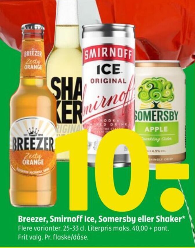 breezer smirnoff ice