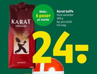 Coop 365 Karat kaffe tilbud