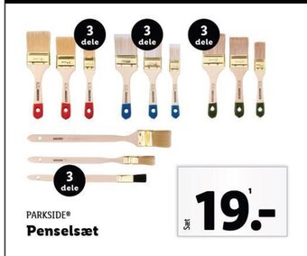 Lidl PARKSIDE Penselsæt tilbud