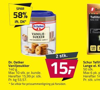 Fleggaard Dr. oetker vaniljesukker tilbud