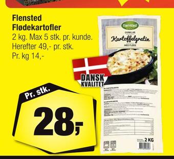 Calle Flensted flødekartofler tilbud