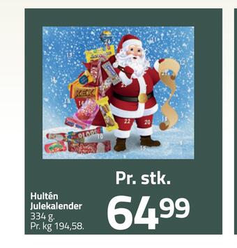 Fleggaard Hultén julekalender tilbud