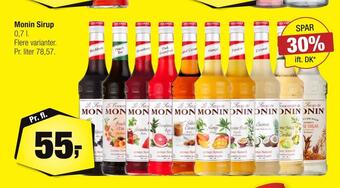 Calle Monin sirup tilbud