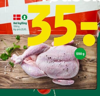 Coop 365 Hel kylling tilbud