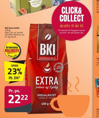 Fleggaard Bki extra kaffe tilbud