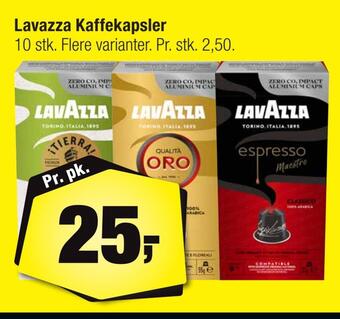 Calle Lavazza kaffekapsler tilbud
