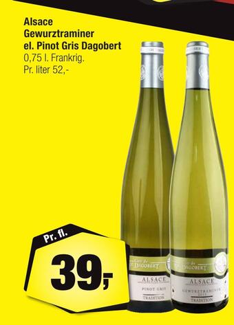 Calle Alsace gewurztraminer el. pinot gris dagobert tilbud