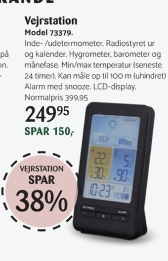 Kop & Kande Ukendt vejrstation tilbud