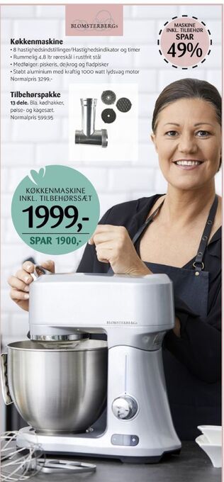 Blomsterbergs køkkenmaskine