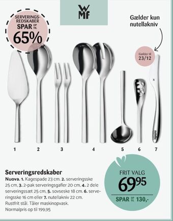 Kop & Kande Wmf serveringsbestik tilbud