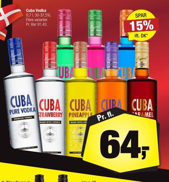 Calle Cuba vodka tilbud