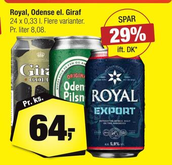 Calle Royal, odense el. giraf tilbud