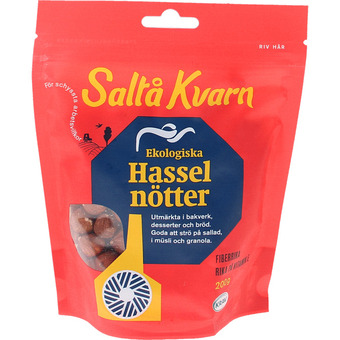 Motatos Saltå kvarn - økologiske hasselnødder tilbud