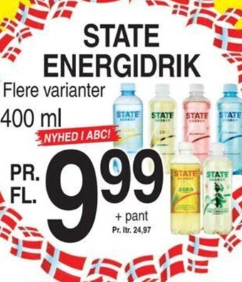 ABC Lavpris STATE ENERGIDRIK tilbud