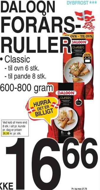 ABC Lavpris DALOON FORÅRS RULLER tilbud