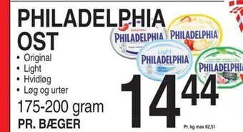 ABC Lavpris PHILADELPHIA OST tilbud