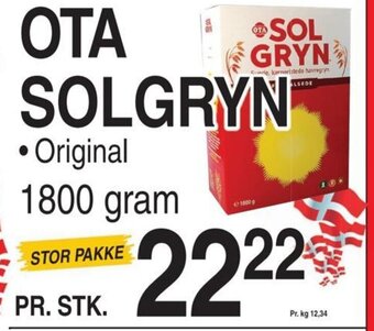 ABC Lavpris OTA SOLGRYN tilbud