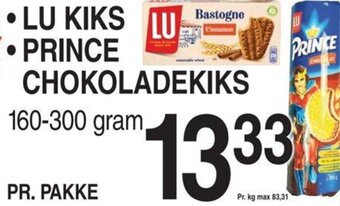 ABC Lavpris LU KIKS LU PRINCE CHOKOLADEKIKS tilbud