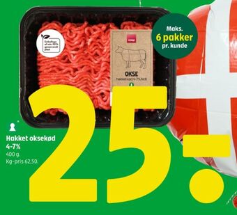 Coop 365 Coop hakket oksekød tilbud