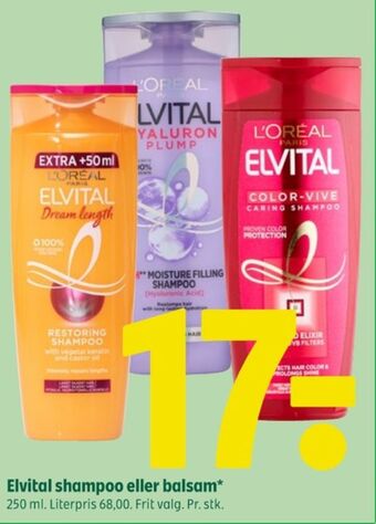 Coop 365 Elvital shampoo tilbud