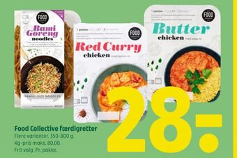 Coop 365 Food collective red curry chicken tilbud