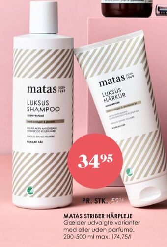 Matas Matas shampoo tilbud