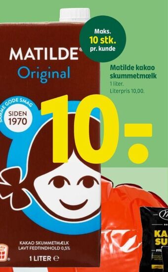 Coop 365 Matilde kakaomælk tilbud