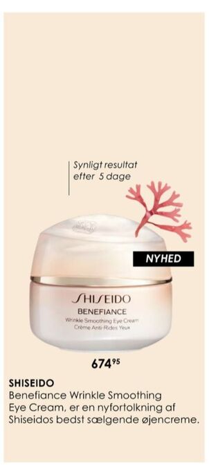 Matas Shiseido creme tilbud
