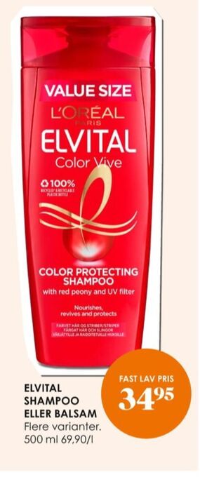 Matas Elvital shampoo tilbud