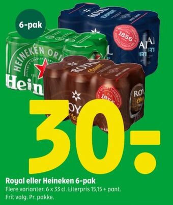Coop 365 Heineken øl tilbud