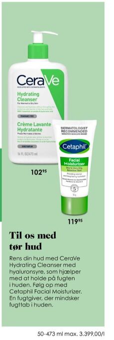 Matas Cerave renseprodukter tilbud