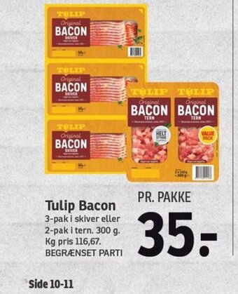 SPAR Tulip Bacon tilbud