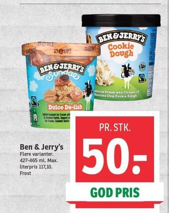 SPAR Ben & Jerry's tilbud