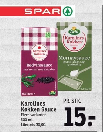SPAR Karolines Køkken Sauce tilbud