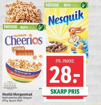 SPAR Nestlé Morgenmad tilbud