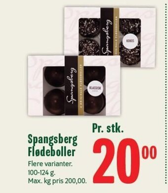 Min Købmand Spangsberg Flødeboller tilbud