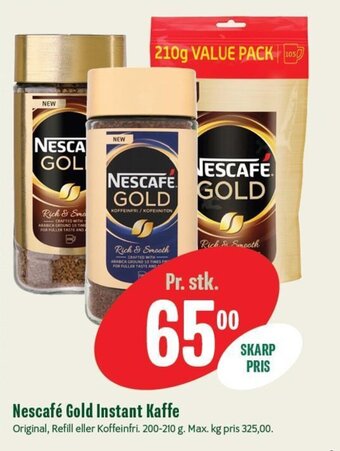 Min Købmand Nescafé Gold Instant Kaffe tilbud